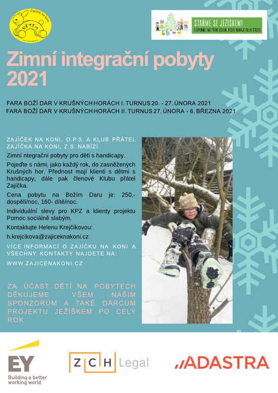 Zimní integrační pobyty 2021